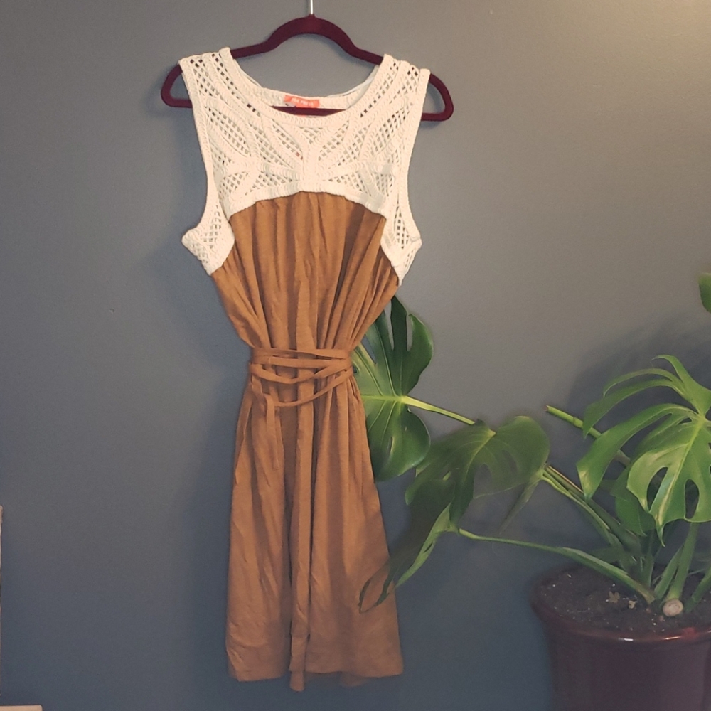 Crochet top dress